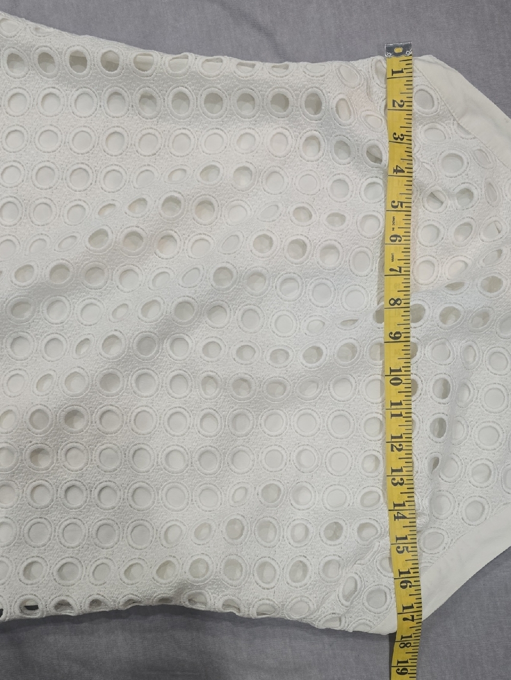 Anthropologie White Eyelet Halter Maxi Dress - Picture 3 of 6